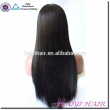 Qingdao Haiyi peluca virginal del pelo alineado pelo sedoso peluca recta llena del cordón para las mujeres negras